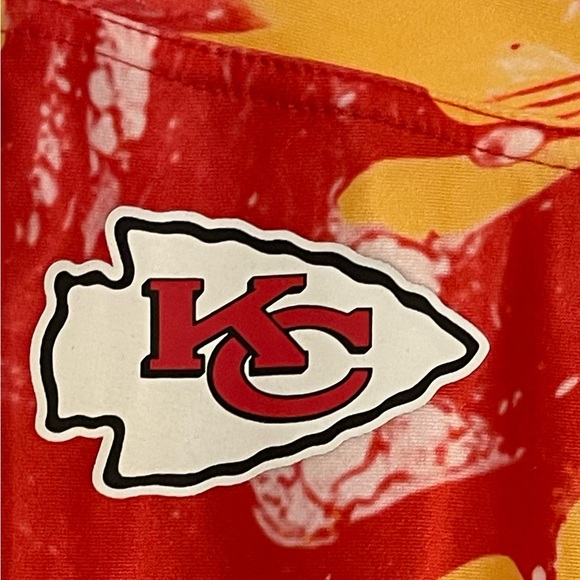 Kansas City Chiefs Red and Yellow Exercise Pants - Picture 1 of 5